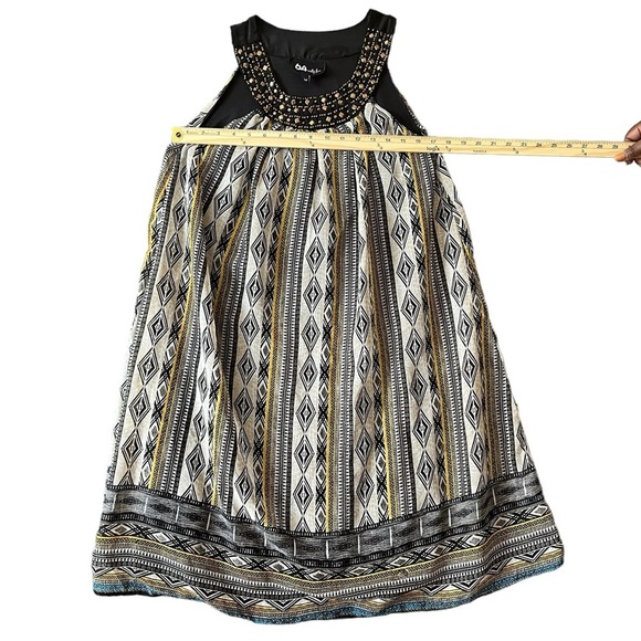 64 Sixty-Five Beaded Neckline Sleeveless A-line Dress Size M - Picture 7 of 8